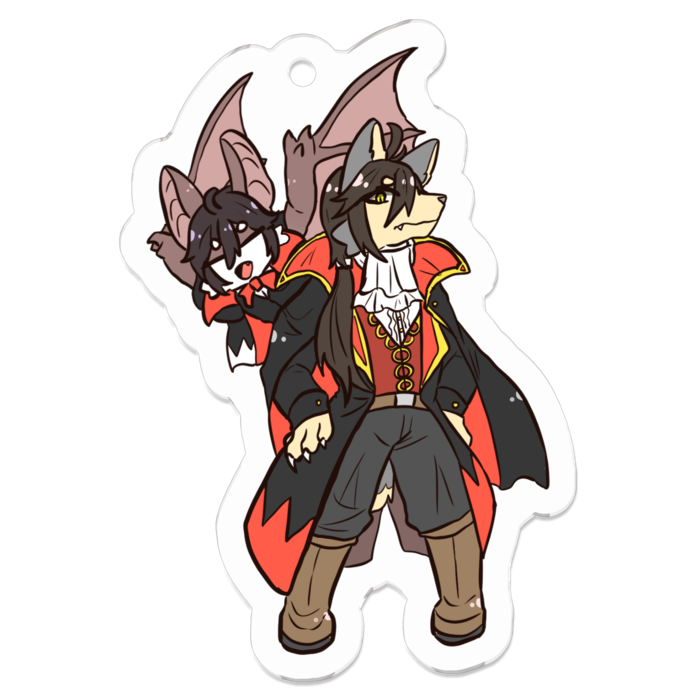 アクリルキーホルダー - 50 x 50 (mm)