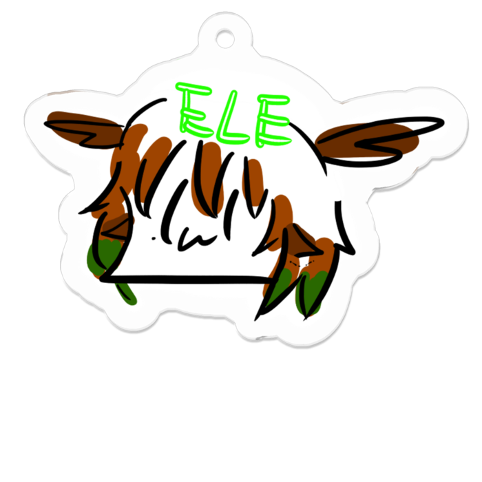 アクリルキーホルダー - 50 x 50 (mm)