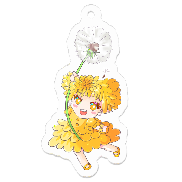 アクリルキーホルダー - 50 x 50 (mm)
