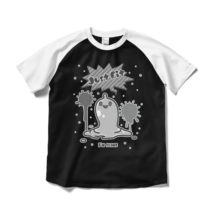 ラグラン（黒×白）　M