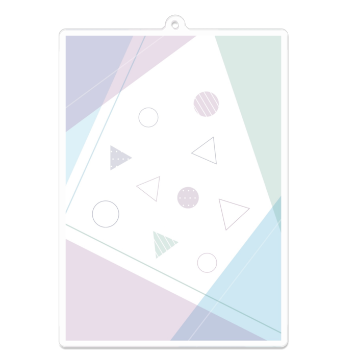 アクリルキーホルダー - 100 x 100 (mm)