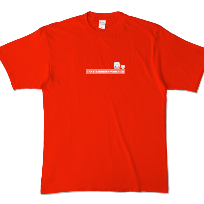 カラーTシャツ - XL - レッド (濃色)