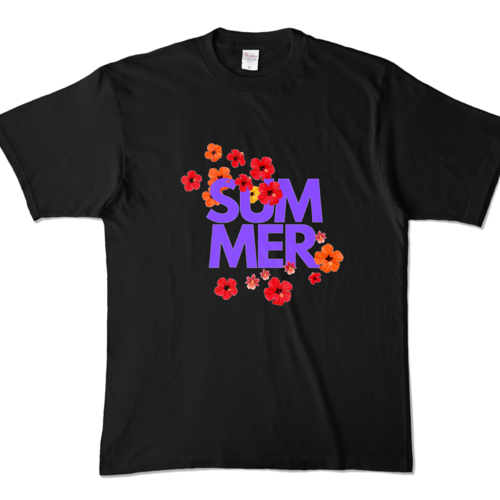 カラーTシャツ - XL - ブラック (濃色)