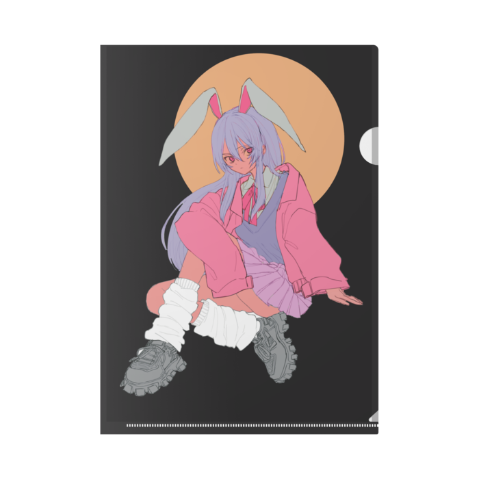 うどんげちゃんクリアファイル まるゆしょっぷ Booth