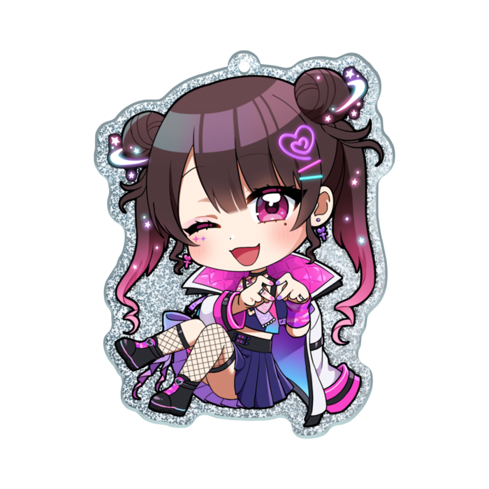 みたこ ラメアクキー SD 70 × 70mm