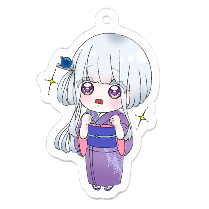 アクリルキーホルダー - 50 x 50 (mm)