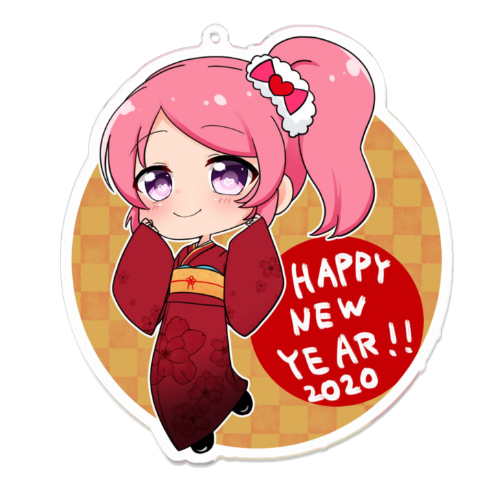 アクリルキーホルダー - 100 x 100 (mm)