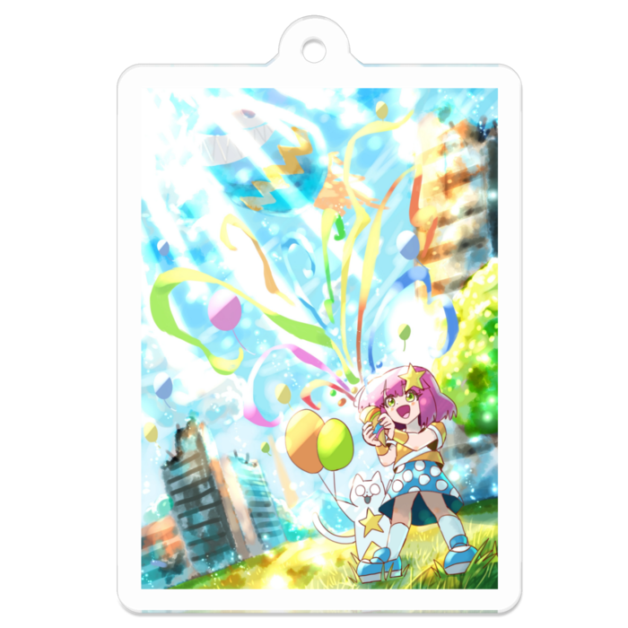 アクリルキーホルダー - 50 x 50 (mm)