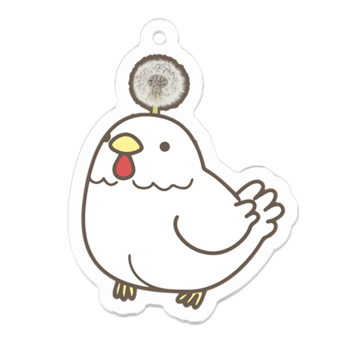 アクリルキーホルダー - 50 x 50 (mm)