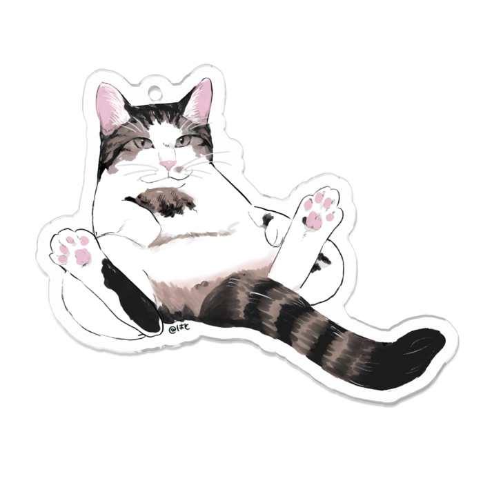 アクリルキーホルダー - 70 x 70 (mm)