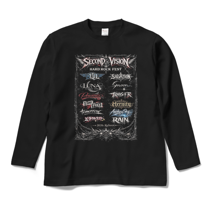 ロングスリーブTシャツ - M - ブラック