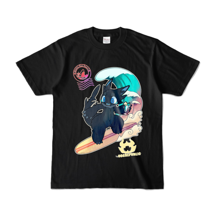 カラーTシャツ - S - ブラック