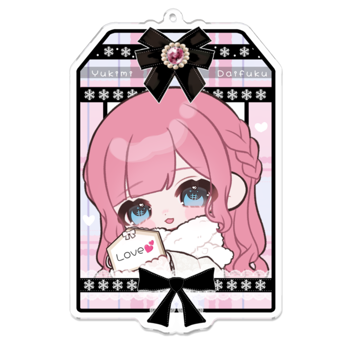 アクリルキーホルダー - 100 x 100 (mm)