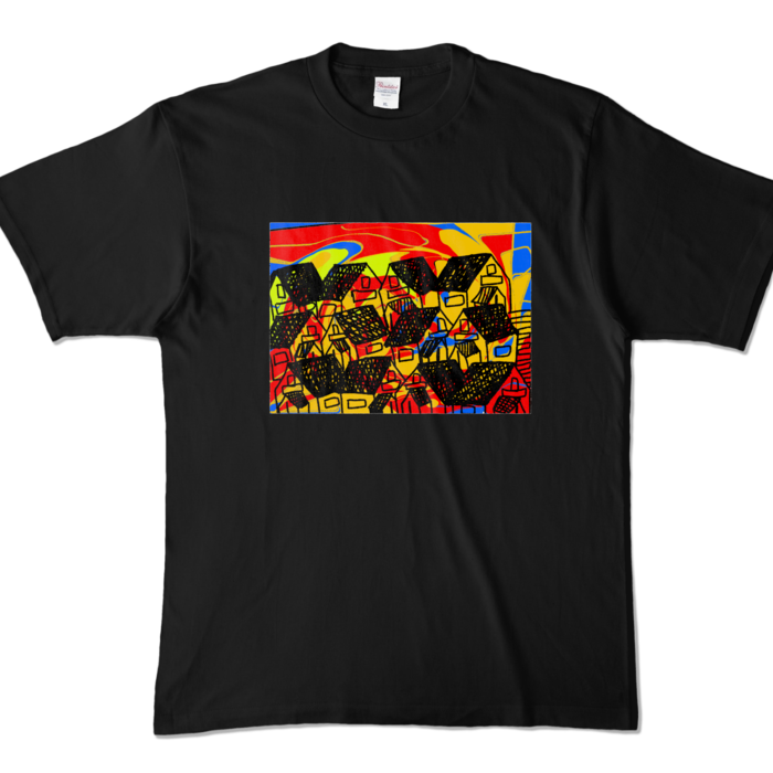 カラーTシャツ - XL - ブラック (濃色)
