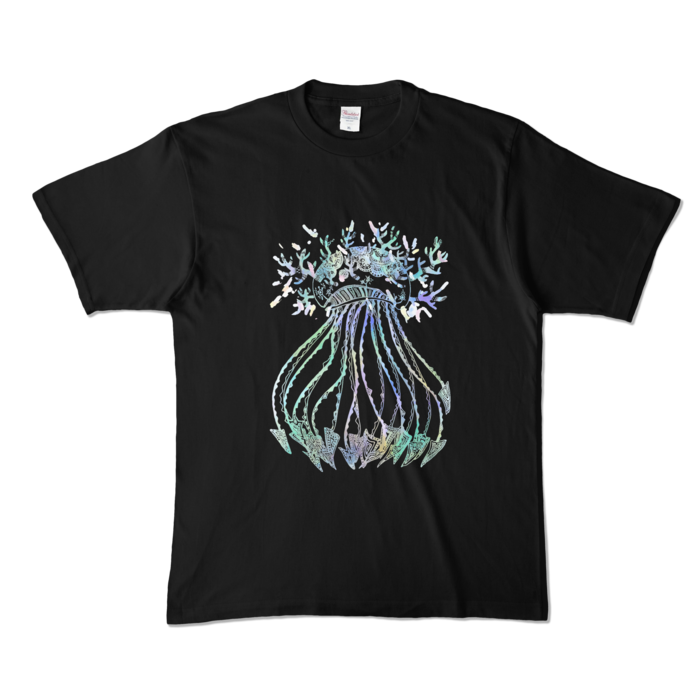 カラーTシャツ - XL - ブラック (濃色)
