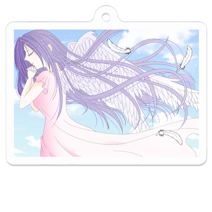 アクリルキーホルダー - 50 x 50 (mm)