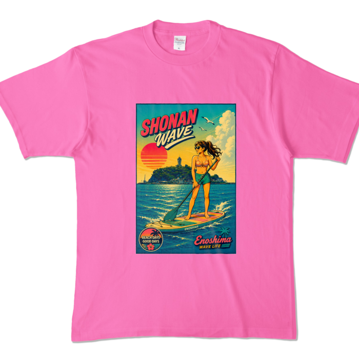 カラーTシャツ - XL - ピンク (濃色)