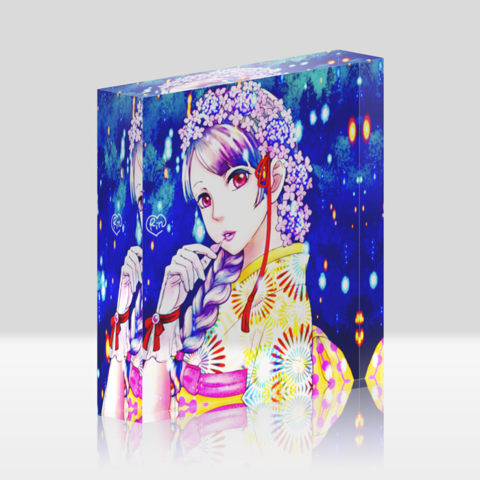 アクリルブロック - 100x100mm