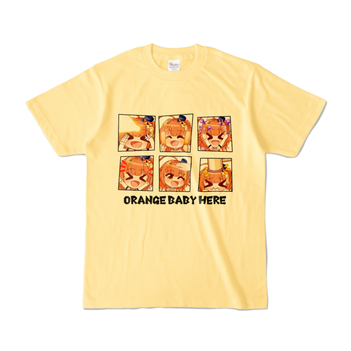 カラーTシャツ - S - ライトイエロー (淡色)