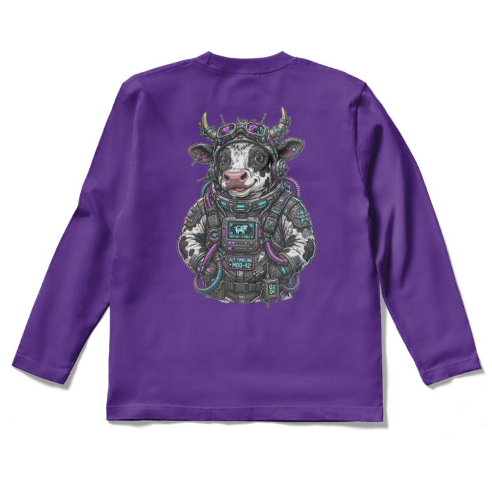ロングスリーブTシャツ - S - パープル(1)