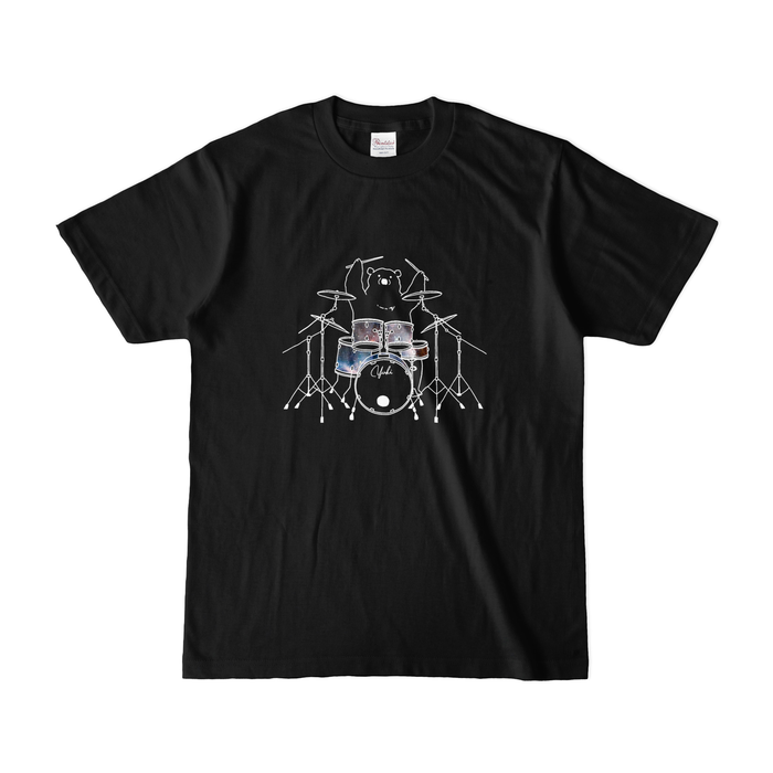 カラーTシャツ(濃色) - S - ブラック