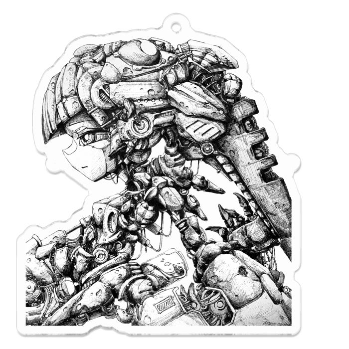 アクリルキーホルダー - 70 x 70 (mm)