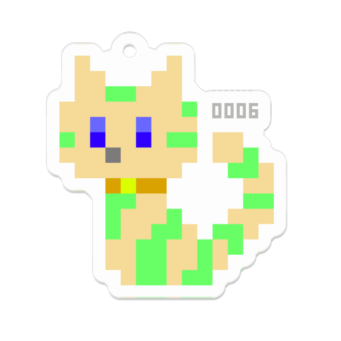 アクリルキーホルダー(コーティング) - 50 x 50 (mm)