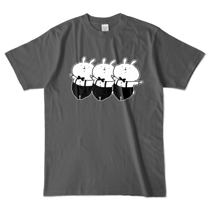 カラーTシャツ - L - チャコール (濃色)
