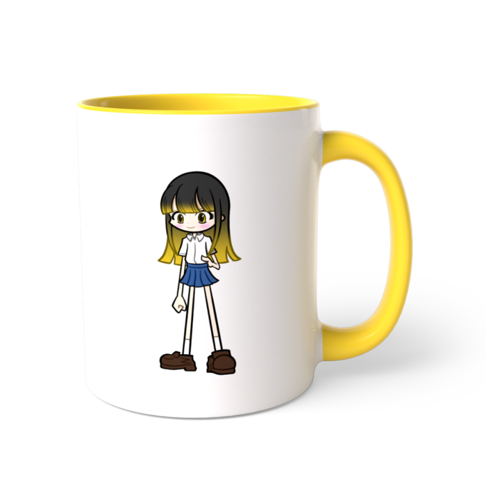 ツートンカラーマグカップ - 直径 8.2cm / 高さ 9.5cm