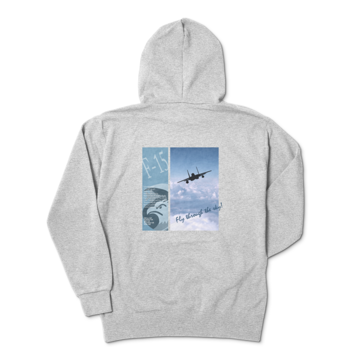 ジップパーカー - XL - 杢グレー