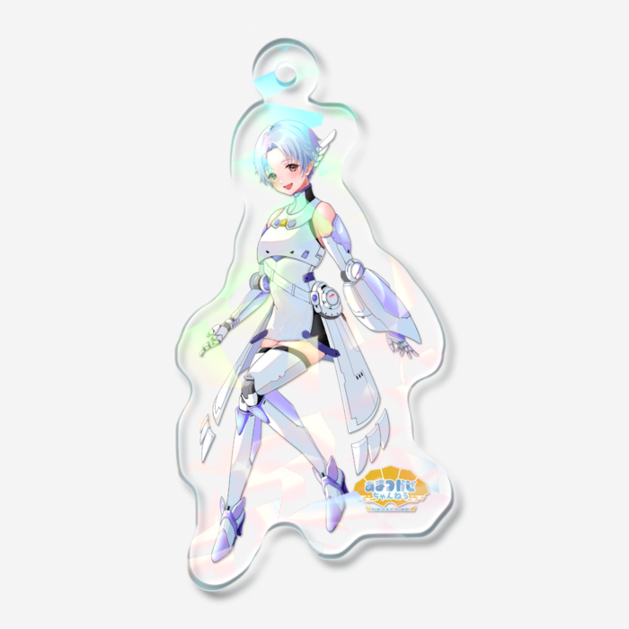 ホログラムアクリルキーホルダー - 50 × 50mm