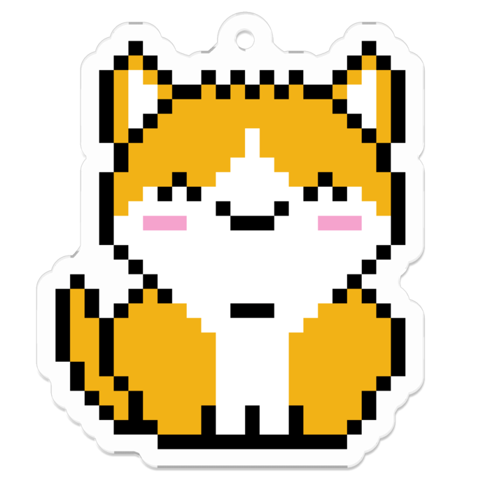 アクリルキーホルダー - 50 x 50 (mm)