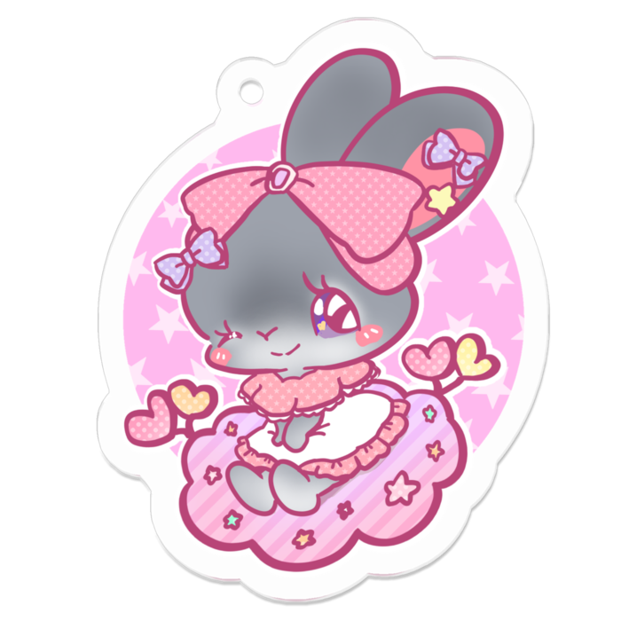 アクリルキーホルダー - 50 x 50 (mm)