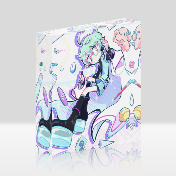 アクリルブロック - 100x100mm