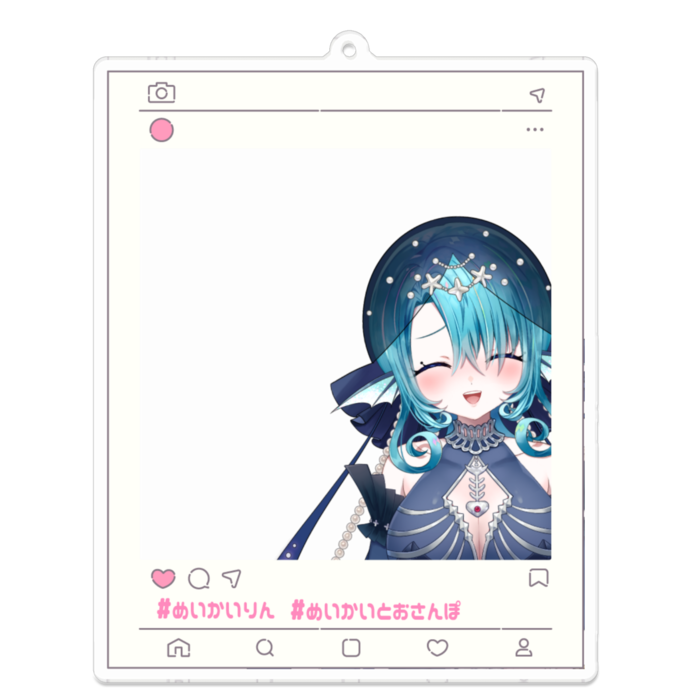 アクリルキーホルダー - 100 x 100 (mm)