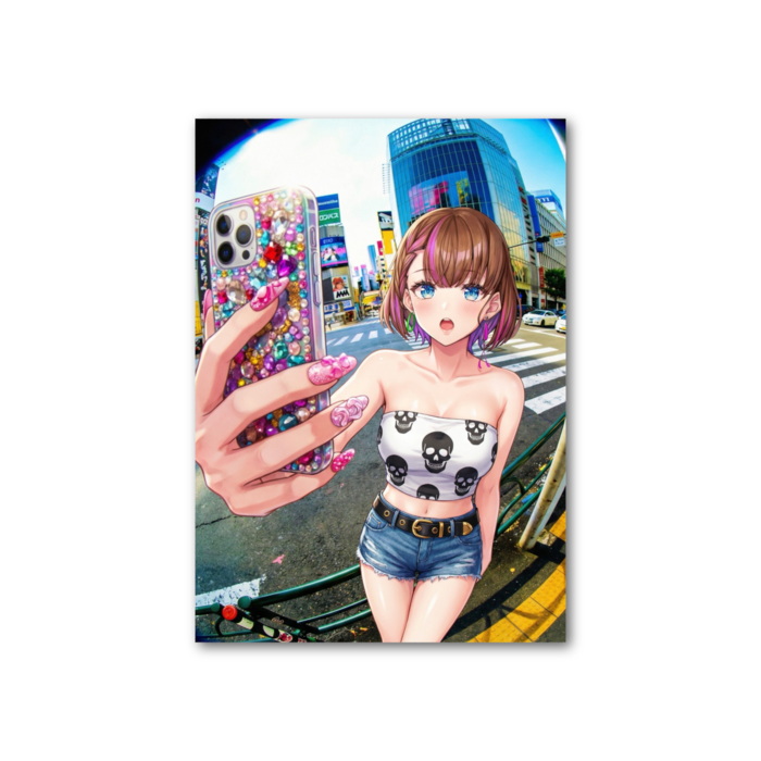 フォト風カード - 縦 - 片面