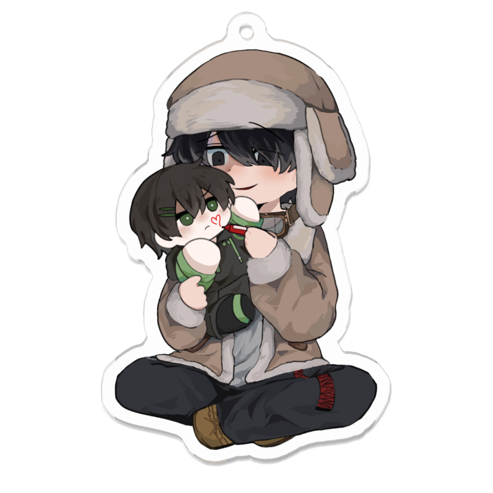 アクリルキーホルダー - 70 x 70 (mm)