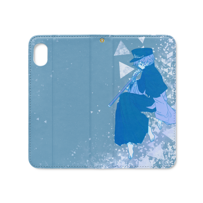 手帳型iPhoneケース(ベルトなし) - iPhone XR - ストラップ穴 あり