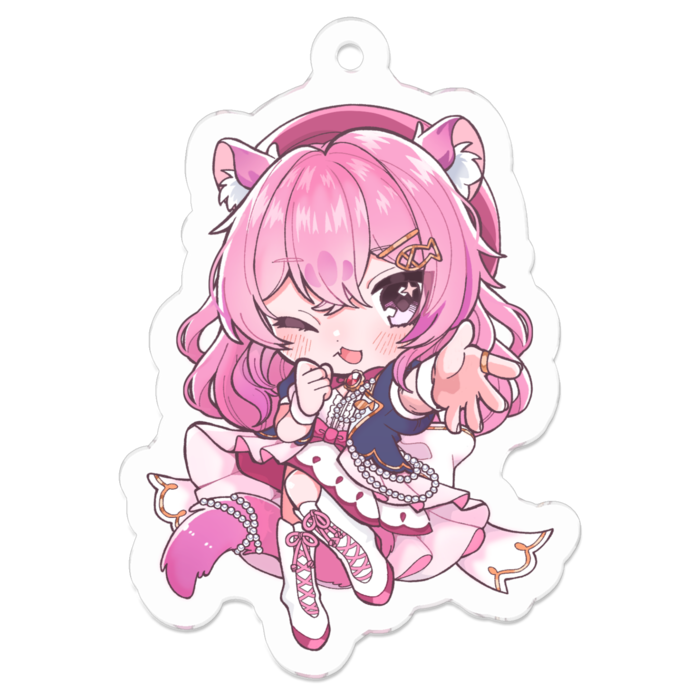 アクリルキーホルダー - 50 x 50 (mm)