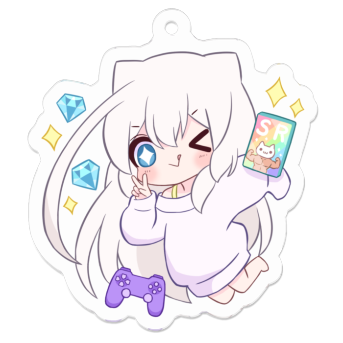 アクリルキーホルダー - 50 x 50 (mm)