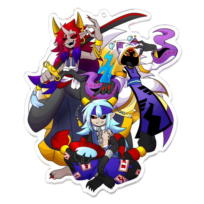 アクリルキーホルダー - 100 x 100 (mm)