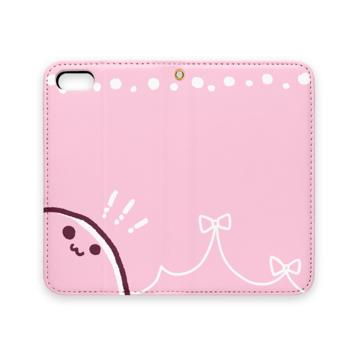 手帳型iPhoneケース（ベルトなし） - iPhone 5 / 5s / SE - ストラップ穴 あり