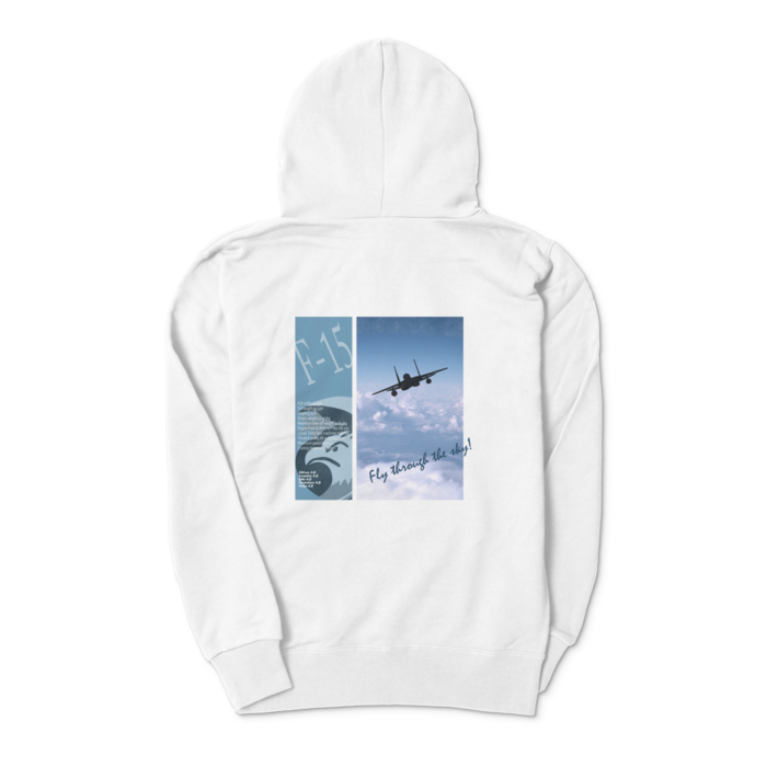 ジップパーカー - S - ホワイト