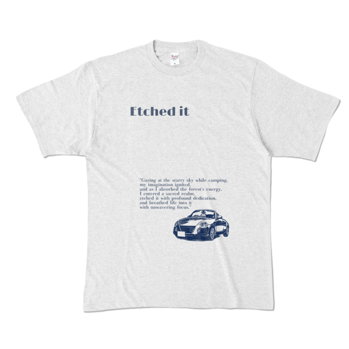カラーTシャツ - XL - アッシュ (淡色)