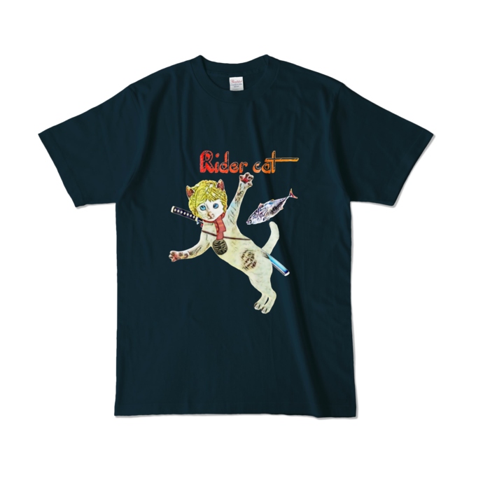 カラーTシャツ - L - ネイビー (濃色)