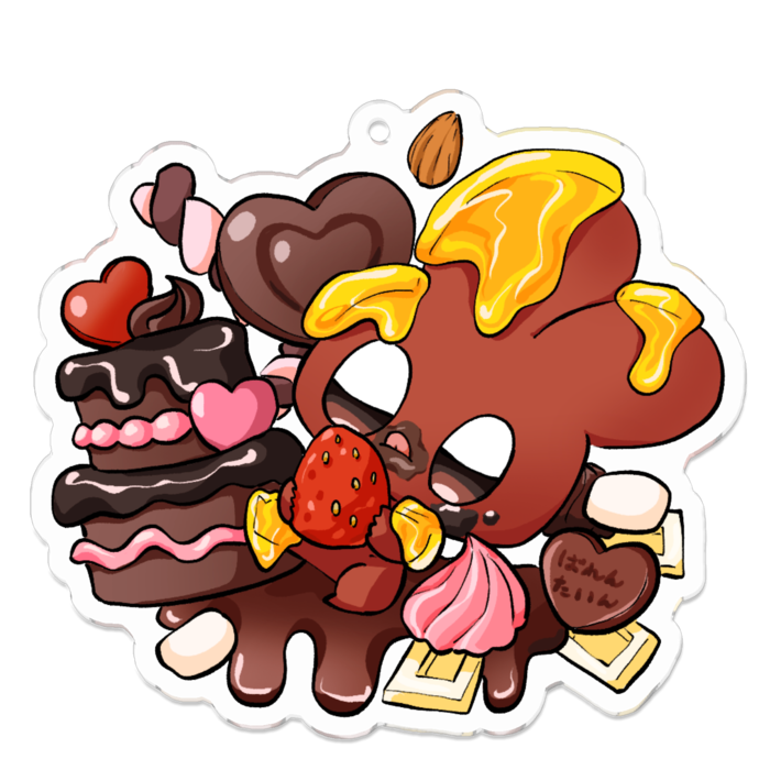 アクリルキーホルダー - 70 x 70 (mm)