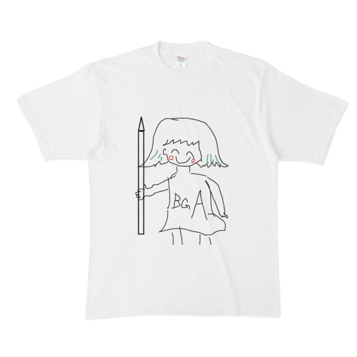 文字なし_ぼどげ星人Tシャツ - XL - 白(1)