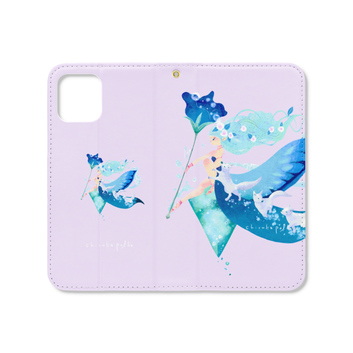 手帳型iPhoneケース（ベルトなし） - iPhone 11 Pro - ストラップ穴 あり