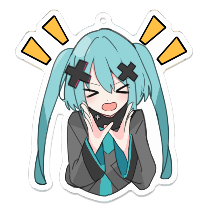 アクリルキーホルダー - 70 x 70 (mm)
