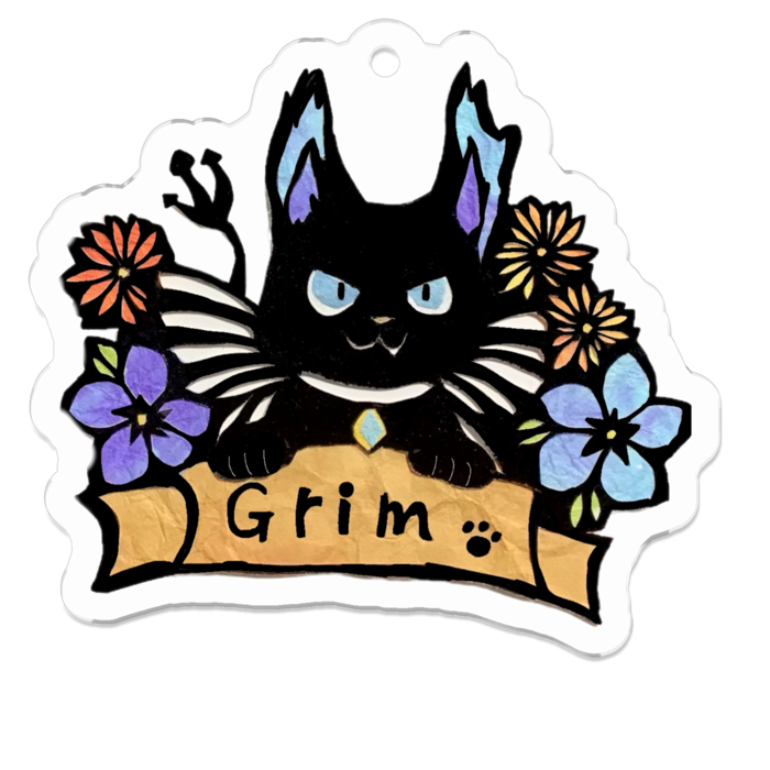 アクリルキーホルダー - 50 x 50 (mm)